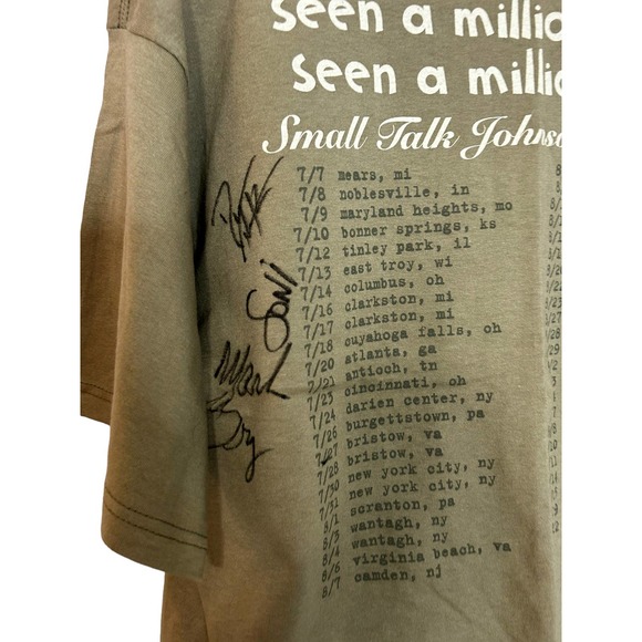 Hootie & the Blowfish 1996 Small talk Johnson tour t-shirt sz XL signed - Picture 4 of 5